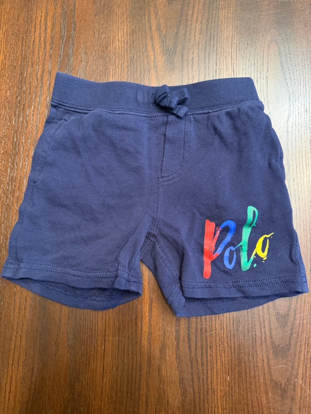 Polo Ralph Lauren 18M Navy Logo T-Shirt & Shorts Set Matching Outfit Boys - Picture 7 of 13